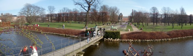 Panorama Rosenborg Have