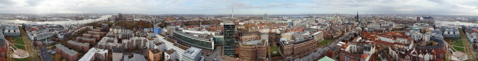 Panorama Hauptkirche Sankt Michaelis